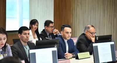 Ambassadors meeting with the Chairman and members of the Foreign Affairs Committee of the Thai Senate regarding the military aggression of the Zionis